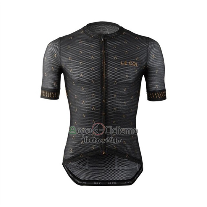 Le Col Ropa Ciclismo Culotte Corto 2021 Hombre Mangas Cortas Negro